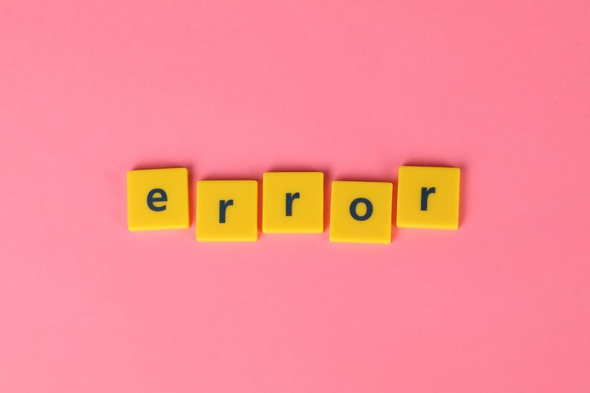 clear guide for performance errors
